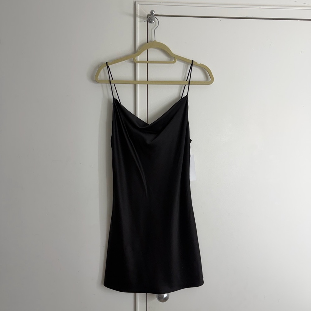 Alice + Olivia Harmony Silk Slip Dress